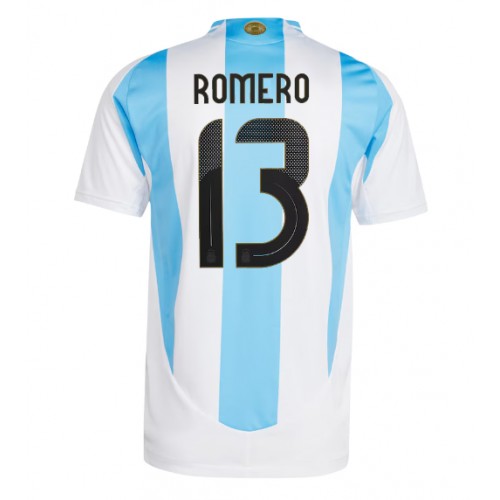 Fotballdrakt Herre Argentina Cristian Romero #13 Hjemmedrakt Copa America 2024 Kortermet